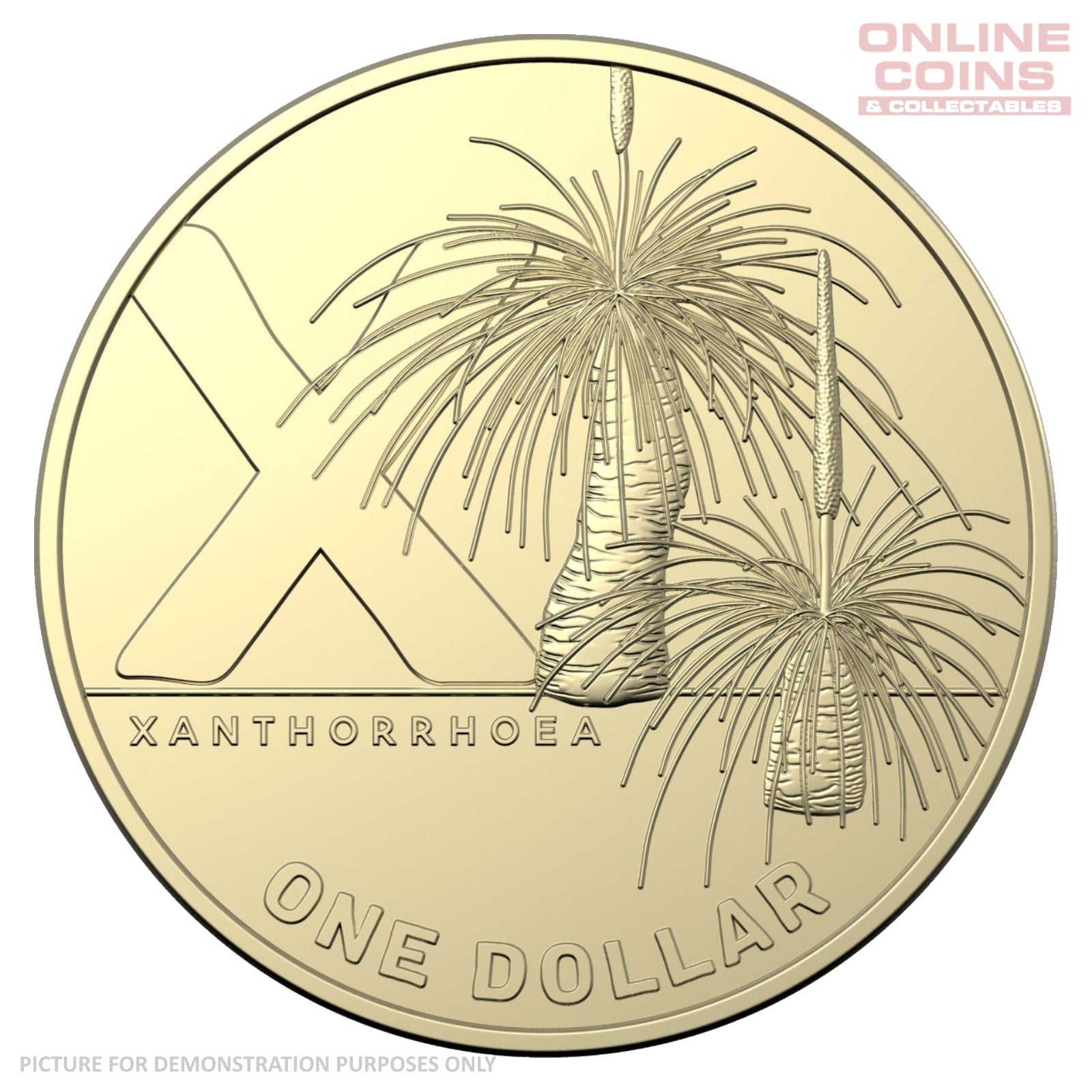 2021 Australian $1 Coin Hunt 2 X Xanthorrhoea- Uncirculated Loose Coin From Security Bag